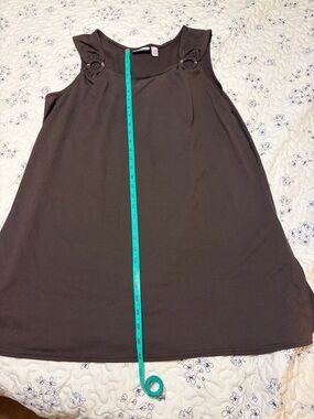 croft & barrow Brown Sleeveless Swim Coverup